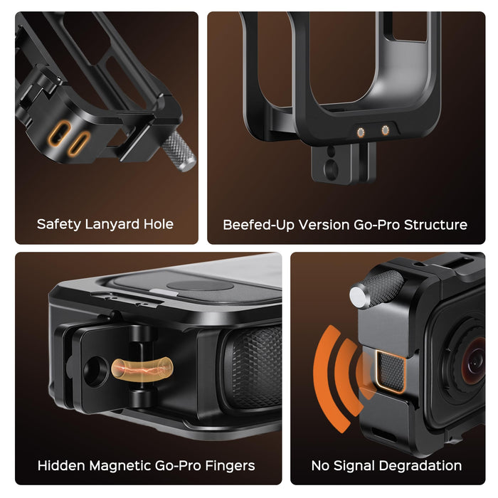 Amazear Metal Protective Case for Insta360 X4 Air - detail 5