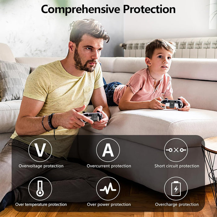 Amazear Controller Battery Pack for PS5 DualSense - Black - detail 6