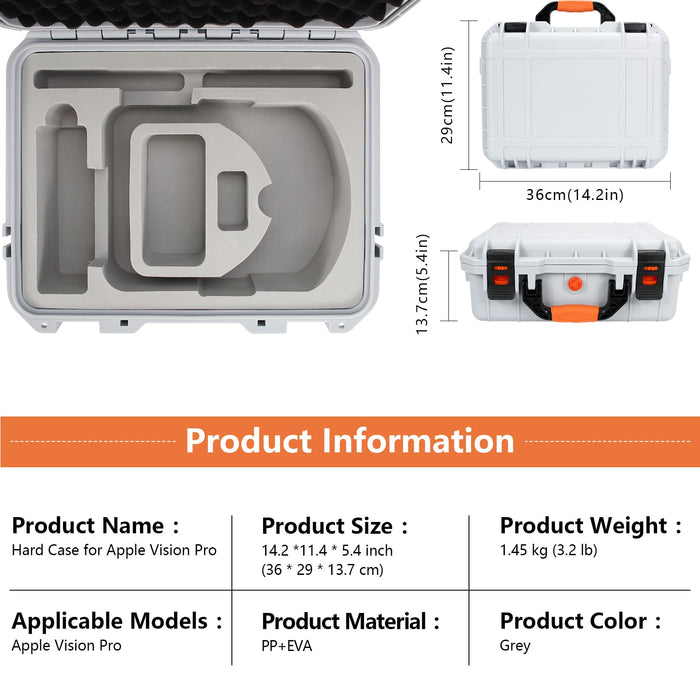 Amazear Hard Case Accessory Kit for Apple Vision Pro - detail 5