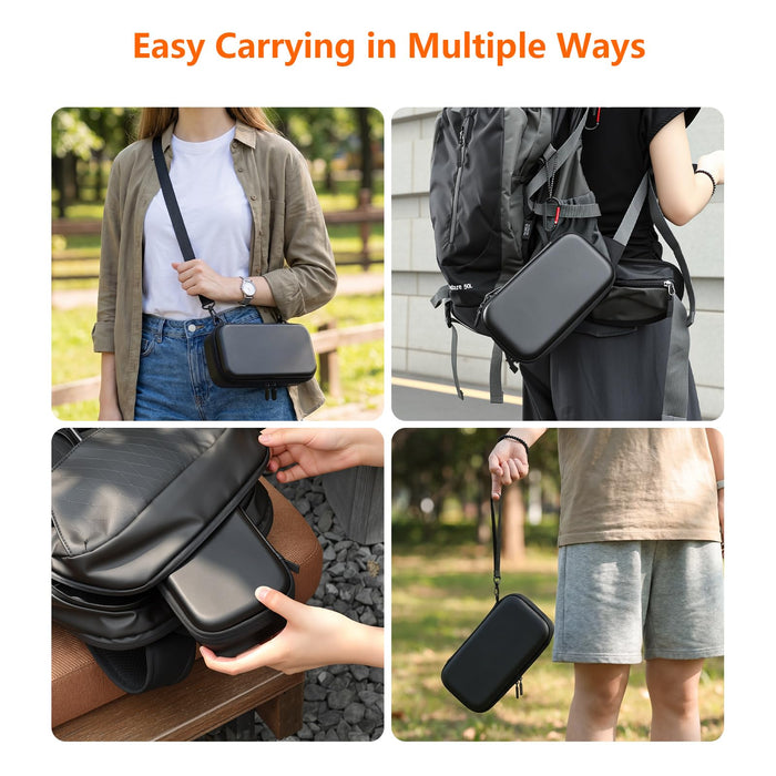 Amazear Carrying Case for Insta360 Luna Ultra / Pro - Black - detail 5