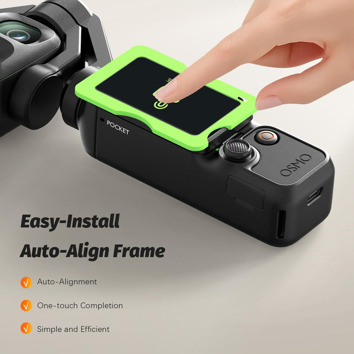 Amazear Screen Protector for DJI Osmo Pocket 4P (3 Pack) - detail 3