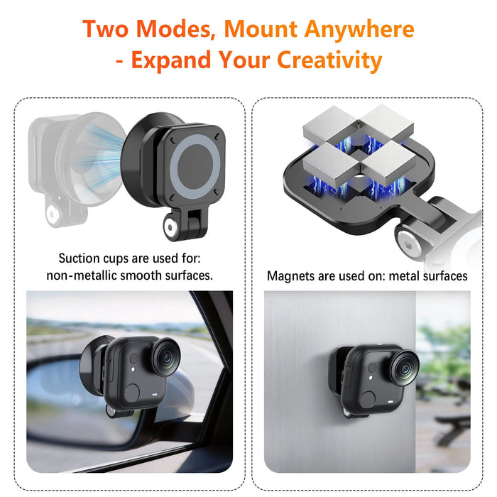 Amazear Magnetic Mount for Insta360 GO Ultra - detail 3