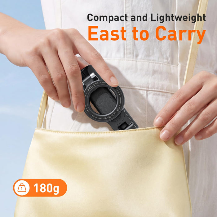 Amazear Phone Camera Grip with Selfie Stick and Tripod - Black - detail 9