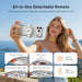 Amazear Phone Camera Grip with Detachable Clamp - White - detail 2