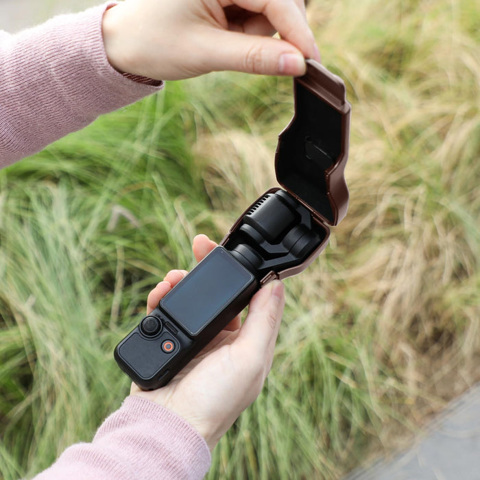 Amazear Gimbal Screen Protective Cover for DJI Osmo Pocket 4/3/Xtra Muse - Brown - detail 8