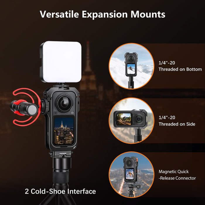 Amazear Metal Cage for Insta360 X6 - detail 3