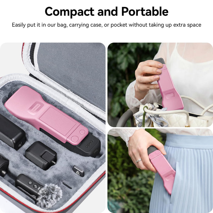 Amazear Gimbal and Screen Cover for DJI Osmo Pocket 4/3 - Pink - detail 3