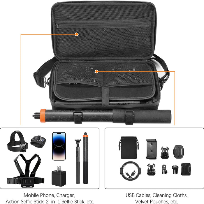 Amazear Carrying Case for DJI Osmo 360 / Osmo 360 II - detail 3