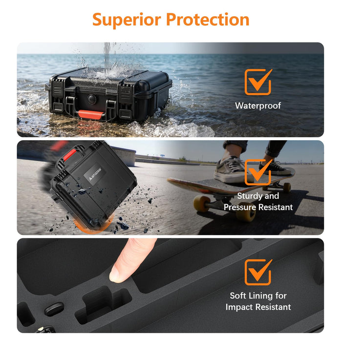 Amazear Double-Layer Hard Case for Insta360 Luna Ultra / Pro - detail 5