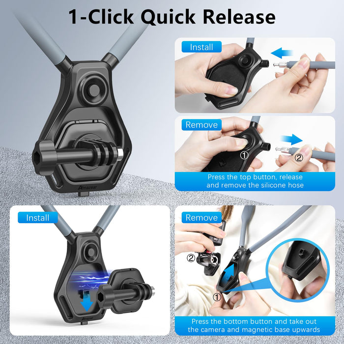 Amazear Magnetic Neck Mount for Action Cameras - detail 6