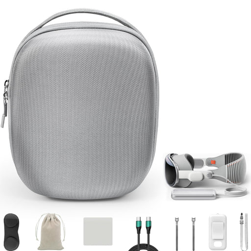 Amazear 7-in-1 Carrying Case Accessory Set for Apple Vision Pro - product image