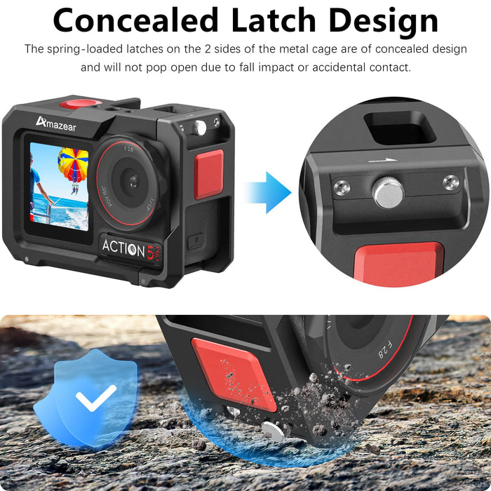 Amazear Metal Cage for DJI Osmo Action 3/4/5 Pro - detail 3