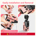 Amazear Magnetic Mount Stand for DJI Osmo Pocket 4P/4/3/Xtra Muse - Light Pink - detail 9