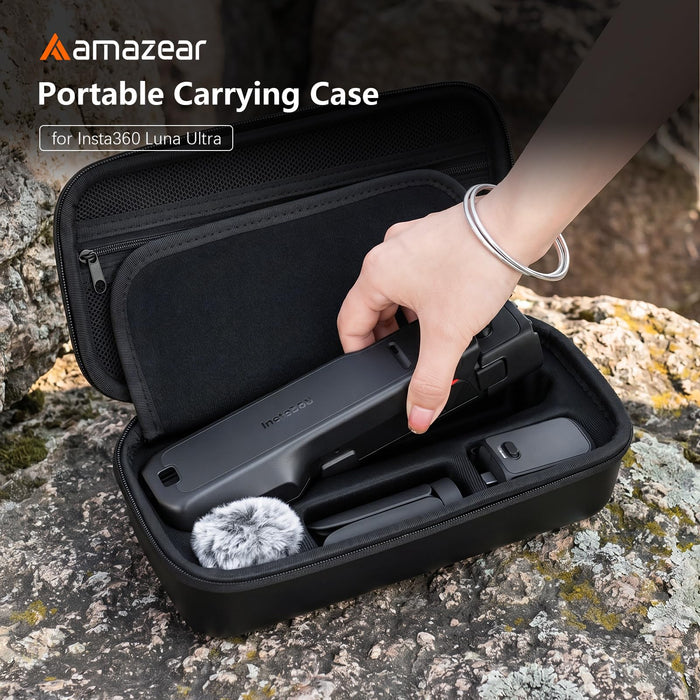 Amazear Carrying Case for Insta360 Luna Ultra / Pro - Black - detail 2