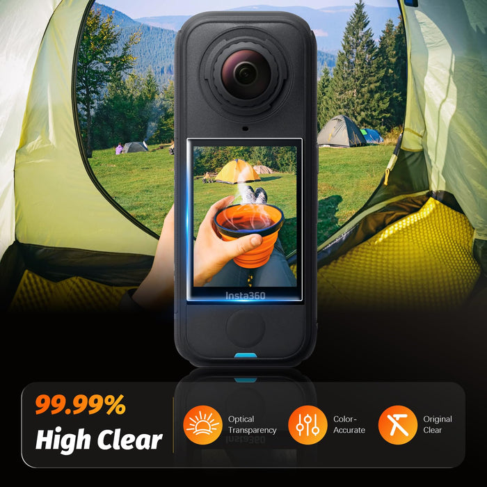 Amazear Tempered Glass Screen Protector for Insta360 X4 Air - 3 Pack - detail 7