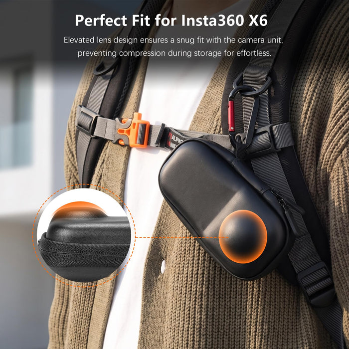 Amazear Mini Hard Shell Carrying Case for Insta360 X6 - detail 3