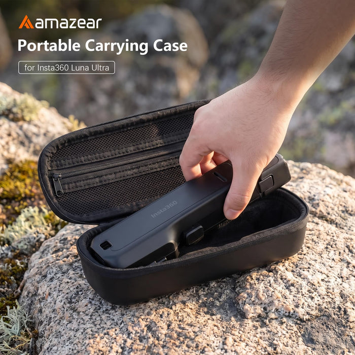 Amazear Small Carrying Case for Insta360 Luna Ultra / Pro - Black - detail 2