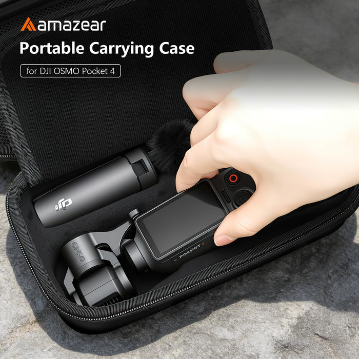 Amazear Portable Carry Case for DJI Osmo Pocket 4 / Xtra Muse - Black - detail 2