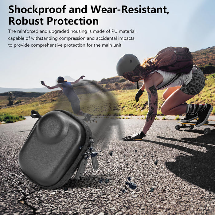 Amazear Compact Carrying Case for Insta360 GO Ultra - Black - detail 6