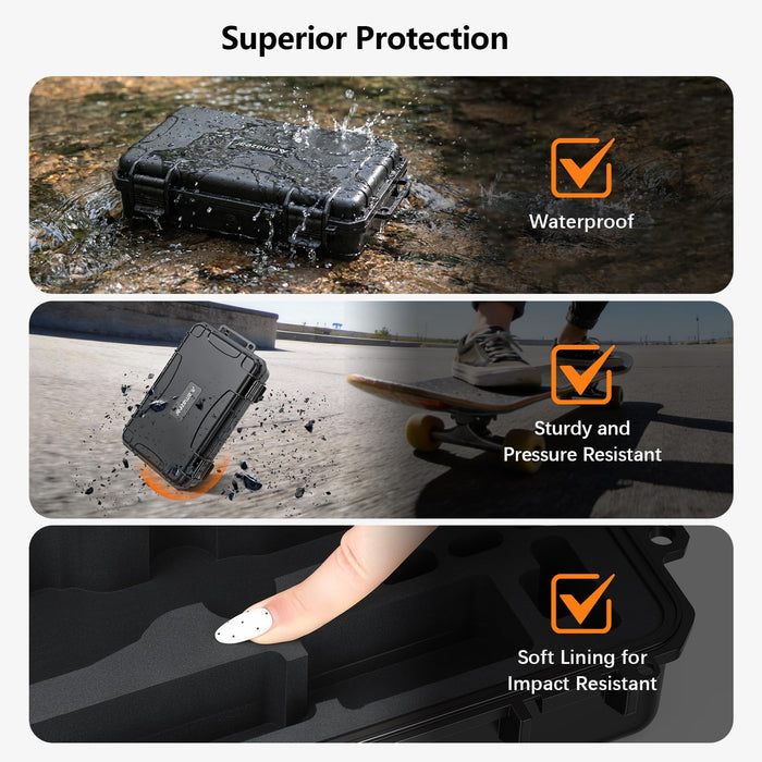 Amazear Single-Layer Hard Case for Insta360 Luna Ultra / Pro - detail 6