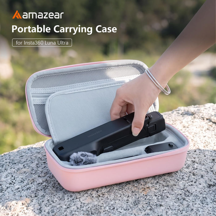 Amazear Carrying Case for Insta360 Luna Ultra / Pro - Pink - detail 2