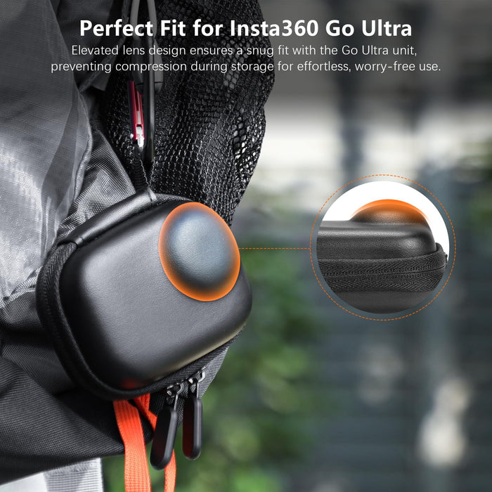 Amazear Compact Carrying Case for Insta360 GO Ultra - Black - detail 2