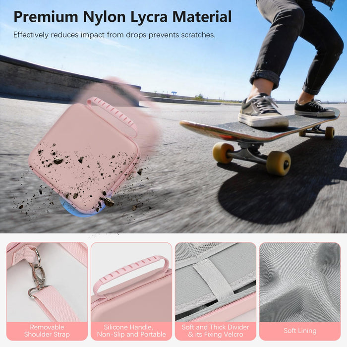 Amazear Travel Carrying Case for Insta360 GO Ultra - Pink - detail 7