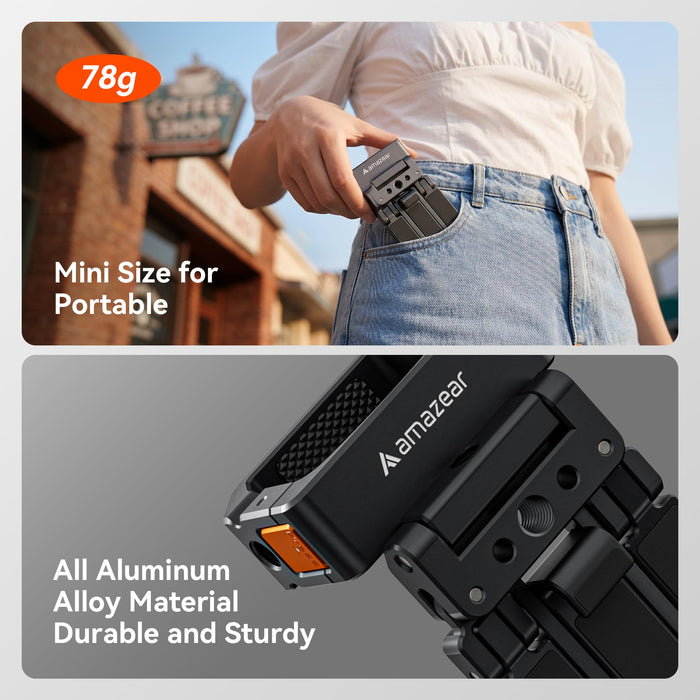 Amazear Multi-Functional Metal Magnetic Mount for DJI Osmo Pocket 4P/4/3/Xtra Muse - detail 7