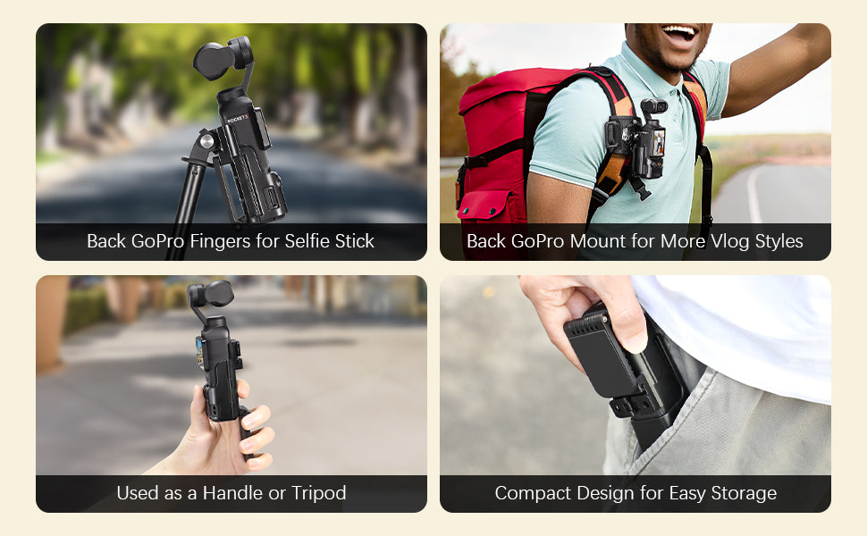 Magnetic Mount Stand and Gimbal Lens Protective Cover Combo for DJI Osmo Pocket 3, Upgraded Pocket3 Accessories Super Strong Magnet Suction Case Holder