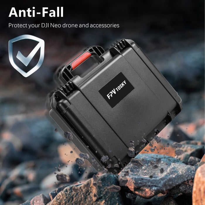 NEO Waterproof Hard Carrying Case for DJI Accessories, Travel Case for Fly More Combo (RC/N3 Controller), Premium Drone Hardcase