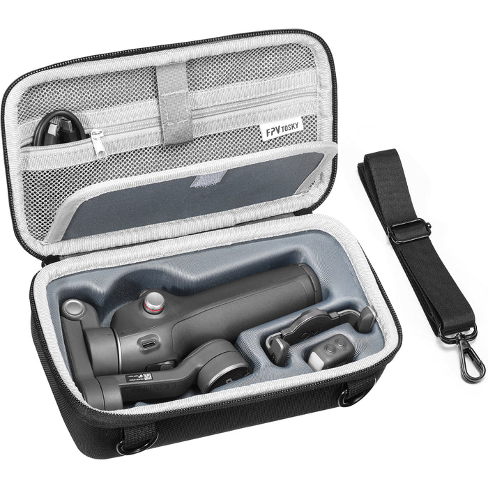 Case for Osmo Mobile 7P, Nylon Portable Storage Shoulder Bag for DJI Osmo Mobile 7 pro Gimbal Stabilizer Accessories, Black [Case Only