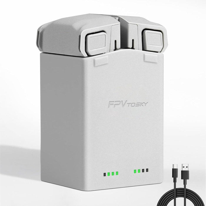 Amazear Battery Charging Hub for DJI Mini 5 Pro / Mini 4 / Mini 3 - Light Gray