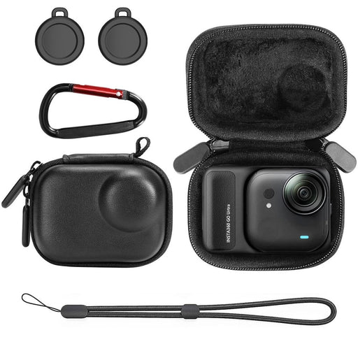 Amazear Compact Carry Case for Insta360 GO Ultra - Black