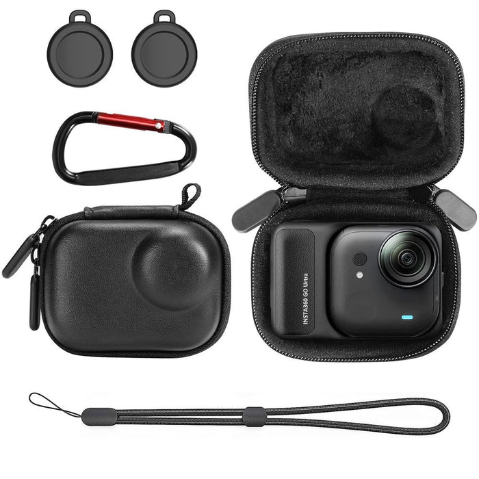Amazear Compact Carry Case for Insta360 GO Ultra - Black