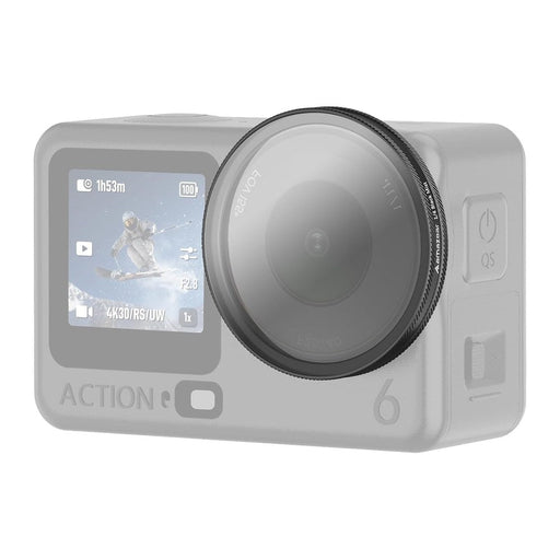 Amazear Slip-On Black Diffusion 1/4 Filter for DJI Osmo Action 6