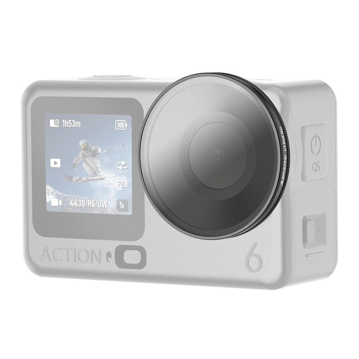Amazear Screw-On Black Diffusion 1/4 Filter for DJI Osmo Action 6