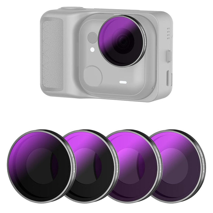 Amazear ND/PL Filters Set for Insta360 GO Ultra Accessories (4 Pack)