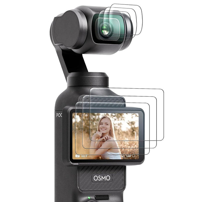 Amazear Lens Screen Protector for DJI Osmo Pocket 4/3 / Xtra Muse (6 Pack)