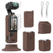 Amazear Silicone Protective Cover Kit for DJI Osmo Pocket 4 - Brown