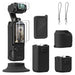 Amazear Silicone Protective Cover Kit for DJI Osmo Pocket 4 - Black