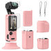 Amazear Silicone Protective Cover Kit for DJI Osmo Pocket 4 - Pink