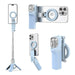 Amazear Phone Camera Grip with Selfie Stick Tripod - Blue
