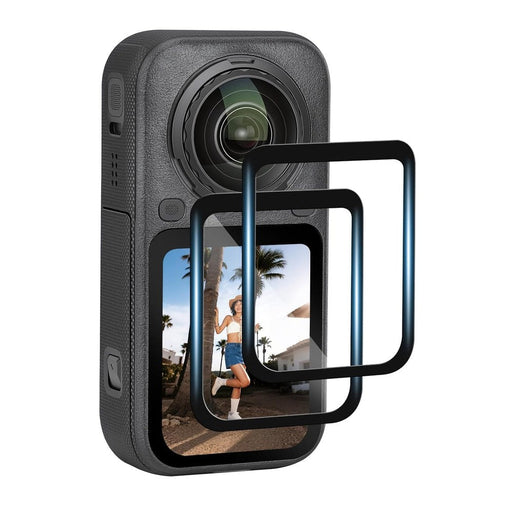 Amazear Cooling Screen Protector for Insta360 X6 Accessories (2 Pack)
