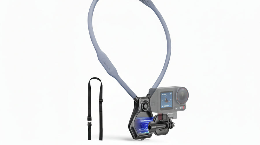 Amazear Magnetic Neck Holder for DJI OSMO Pocket 4/3 Action 6 Insta 360 X5 Camera Accessory