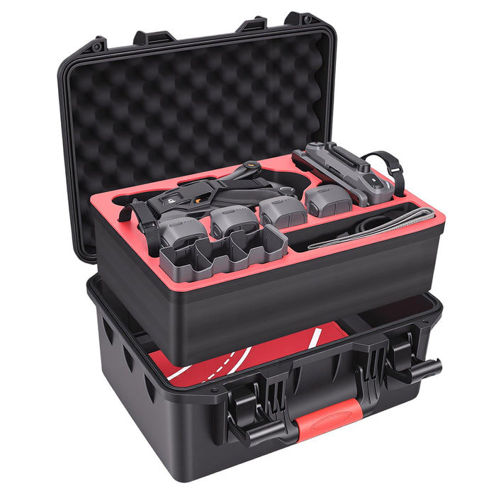 FPVtosky Dual Layer Hard Case for DJI Mavic 4 Pro[CASE ONLY], Waterproof Hard Case for Mavic 4 Pro Drone, Travel Carrying Bag Storage Box for DJI Mavic 4 Pro Fly More Combo Accessories