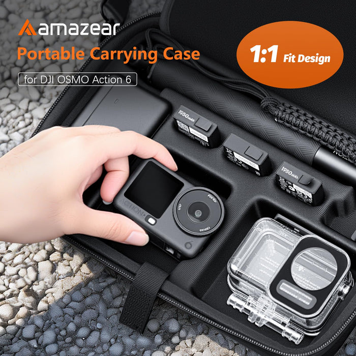 AMAZEAR Carrying Case for DJI Osmo Action 6 Accessories