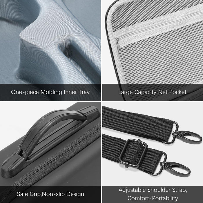 PVtosky Carrying Case for DJI Flip, Portable Travel Storage Bag for DJI Flip fly more combo，Fits RC-N3 Controller Drone Aceessories[CASE ONLY]