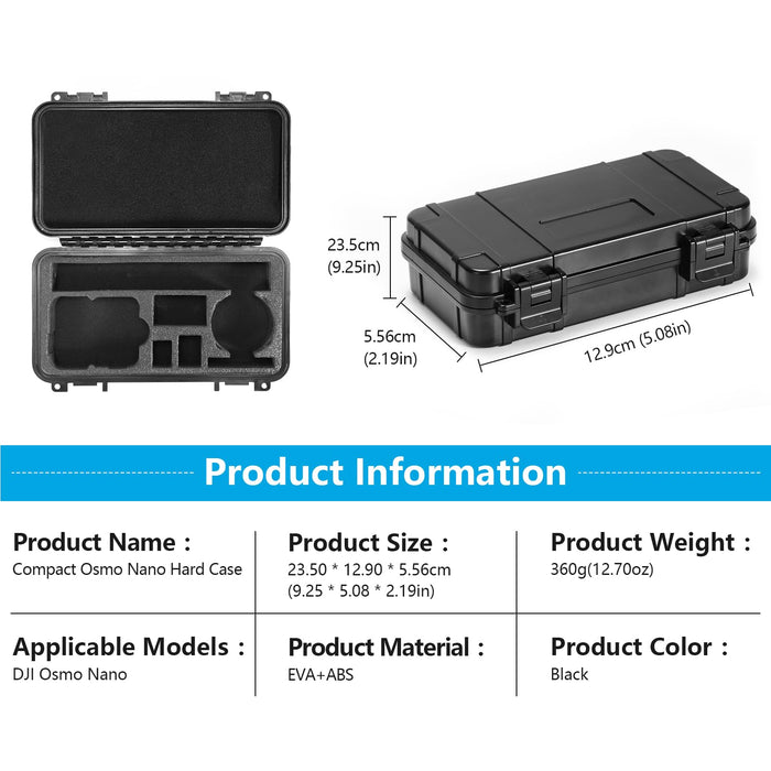 AMAZEAR Hard Case for DJI Osmo Nano Accessories