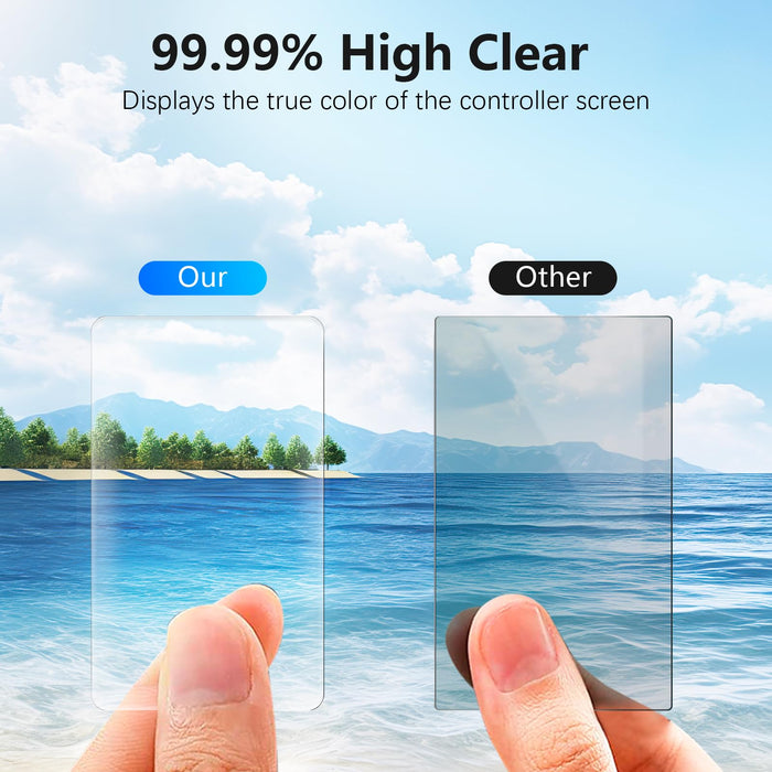 Lens Screen Protector Comatible with DJI Osmo Action 5 Pro (2 Sets), Action5 Pro Accessories Tempered Glass Protector OLED Display, Ultra HD, 9H Hardness, Scratch Resistant, Bubble-Free