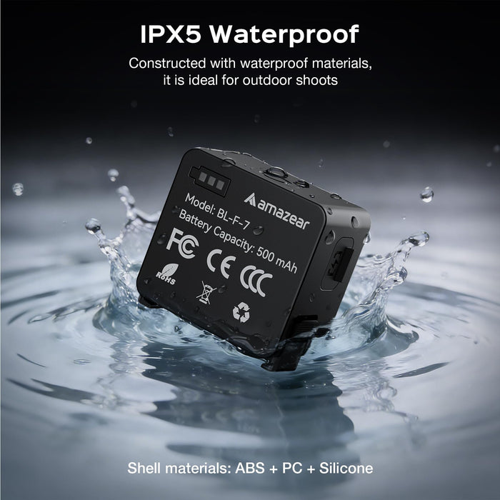 AMAZEAR Magnetic LED Video Fill Light for DJI Osmo Action 6